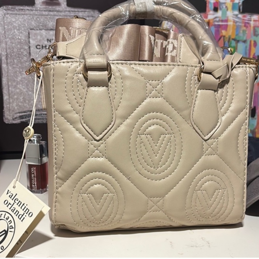 Valentino Orlandi Cream Satchel
